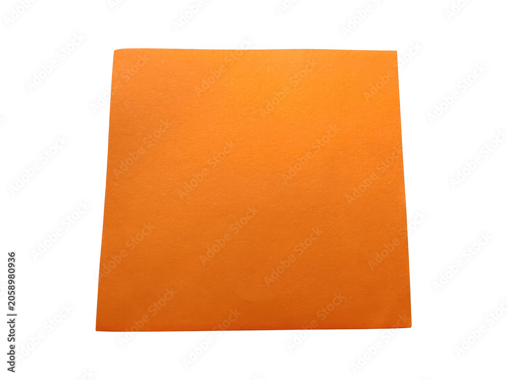 Fototapeta premium Bright orange square fabric texture