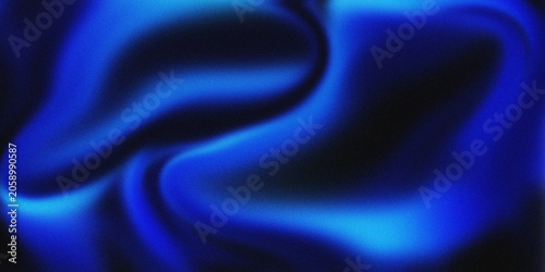 Photos Abstract Dark Blue Grainy Background with Dynamic Liquid Waves, Trendy Velvet Lo