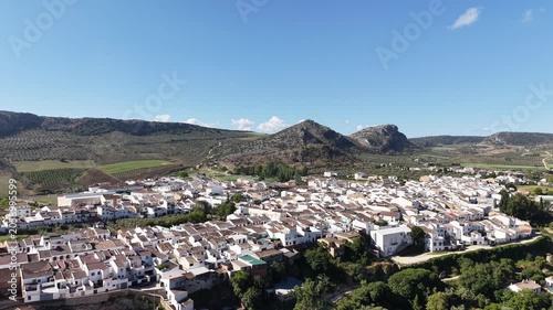 Vistas del municipio de Cuevas del Becerro en la serranía de Ronda, España