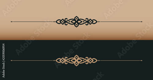 Royal text and page floral divider design background