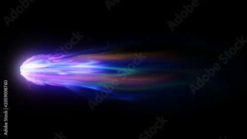 Fx Comet and Meteors Effect