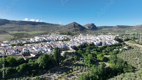 Vistas del municipio de Cuevas del Becerro en la serranía de Ronda, España