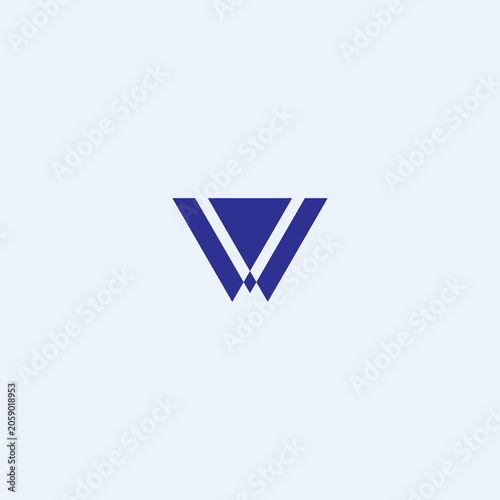 Letter W Logo Design vector for your company. W Initial Design