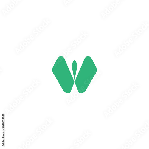 Letter W Unitial Logo Design. W Icon Vector