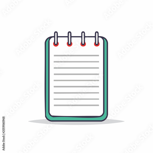 Spiral Bound Notebook Icon