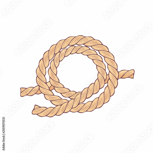 Illustration of a Twisted Rope