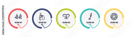 Bild auf Leinwand bicycle outline icon set featuring home team, bullfight, protections, flyboard icons