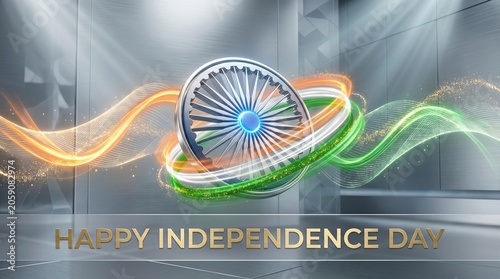 Indian Independence Day -National celebration marking India's independence on August 15, honoring freedom, unity, democracy, and national pride.