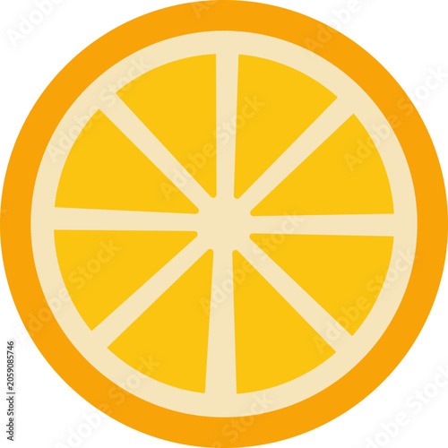 Fresh Orange Fruit Sliced Into Equal Segments for a Bright Look
