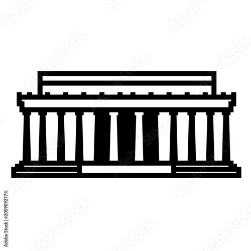 Konstfotografi Lincoln Memorial