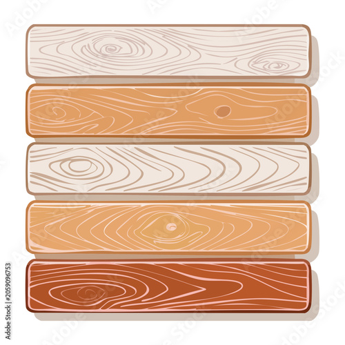 Stacked Wooden Planks with Grain Texture