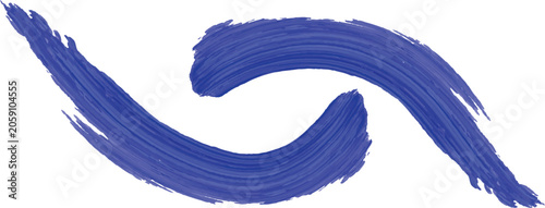 Modern blue abstract wave design with fluid motion