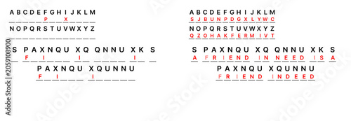 Photos Printable kids cryptogram with animal themed secret message, simple cipher to cr
