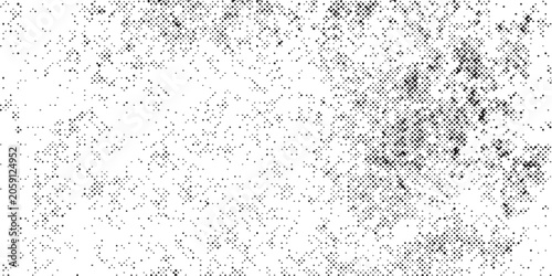 Obraz na plátně Grunge Halftone Texture Overlays – Vintage Distressed Grain Effects for Retro Gr