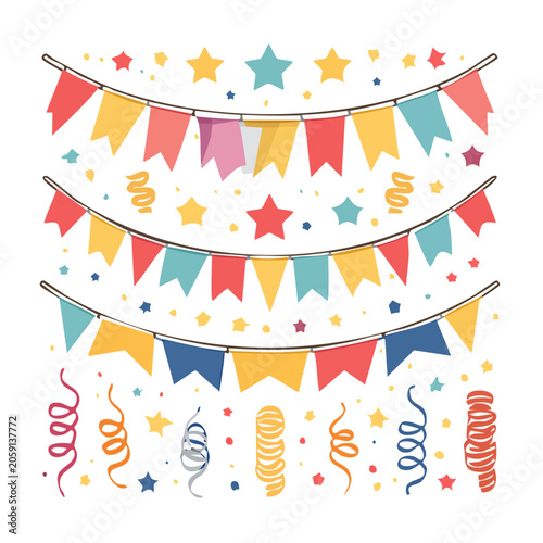 Colorful star pattern vector design