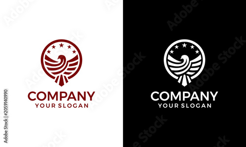 abstract eagle logo