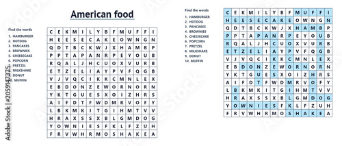 riddles with hidden words find the word with answers about food