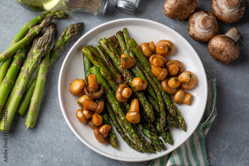 Roasted Green Asparagus and...