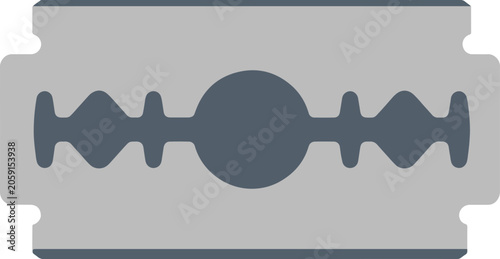 Quadro em tela Razor Blade Closeup.