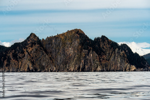 Rocky Coastline of Alaskan Wilderness