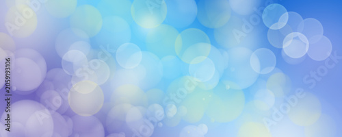 Pastel Blue and Purple Bokeh Background