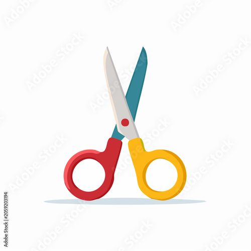 Colorful Scissors Icon