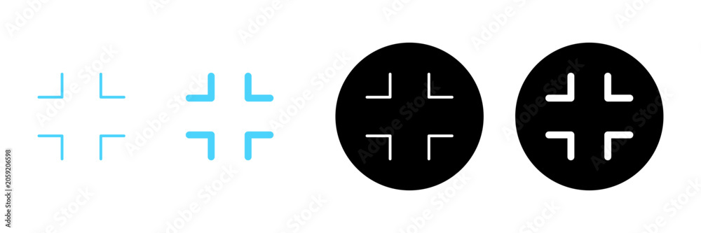 Photography Fullscreen Icon vector