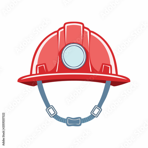 Red Firefighter Helmet