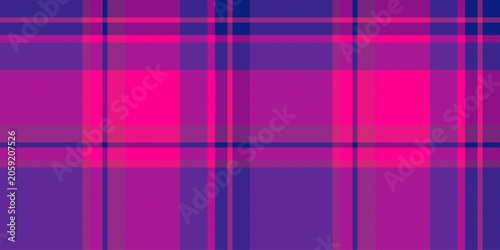Valokuva Retro tartan plaid design with a classic woven appearance and violet and bright tones