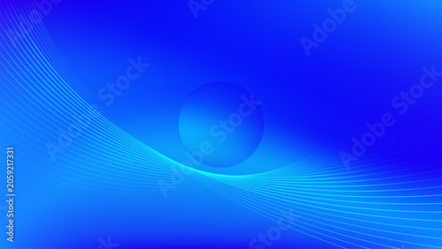 abstract blue background with circles