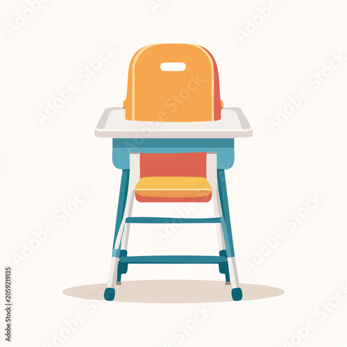 Cartoon High Chair for Baby Feeding