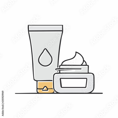 Cosmetic Cream and Lotion Icon