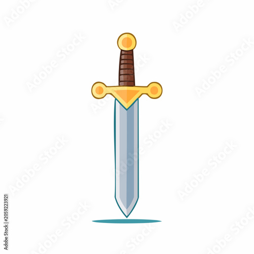 Cartoon Sword Illustration