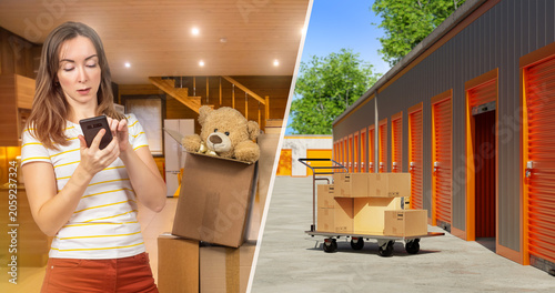 Self storage, Moving servic...
