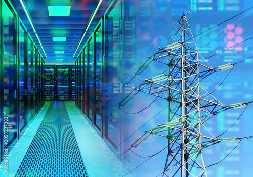 Foto Energy infrastructure, Data center operations