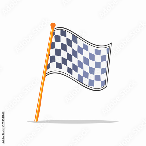 Checkered Flag Waving