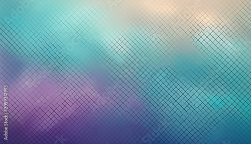 Turquoise Blue Purple Beige Mosaic Blurred Background Turquoise Blue Purple Beige Mosaic Blurred Background