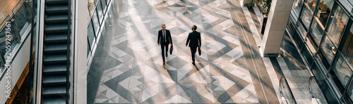 Business Professionals Walk...