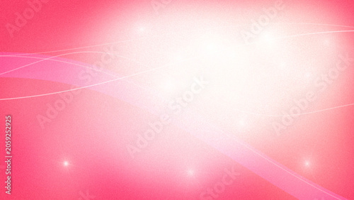 Quadro su tela Soft pink tones blend with a bright glow and gentle flowing lines, producing a calm, uplifting atmosphere for wellness apps and web banners
