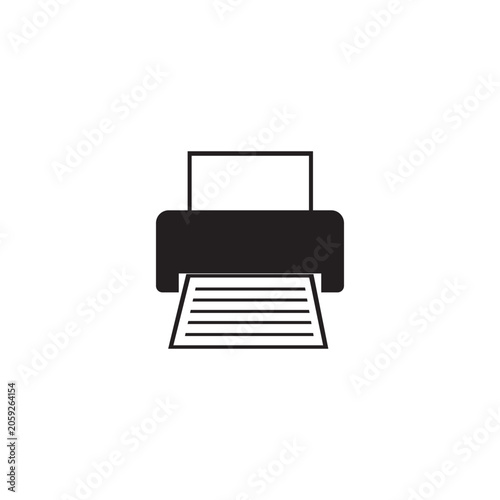 Printing icon logo vector