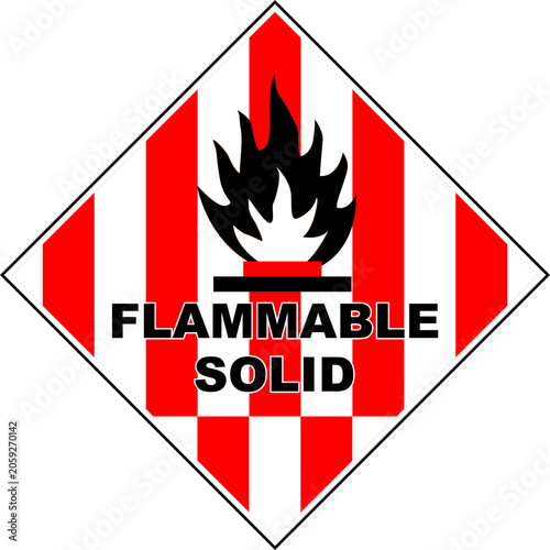 FLAMMABLE SOLID icon