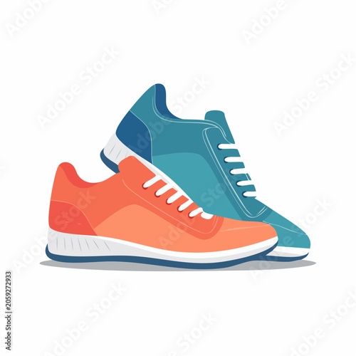 Pair of Colorful Sneakers