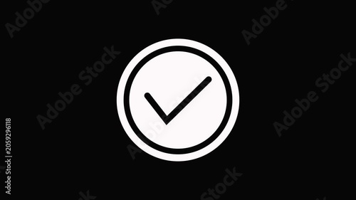 Loading Animation Circle Progress Indicator White on Black Background white circle loading progress bar.