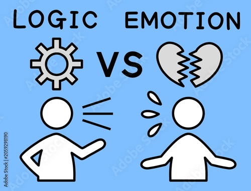 Logic vs Emotion Concept: Communication Gap between Rational Mind and Emotional Heart