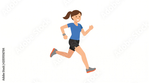 person running
