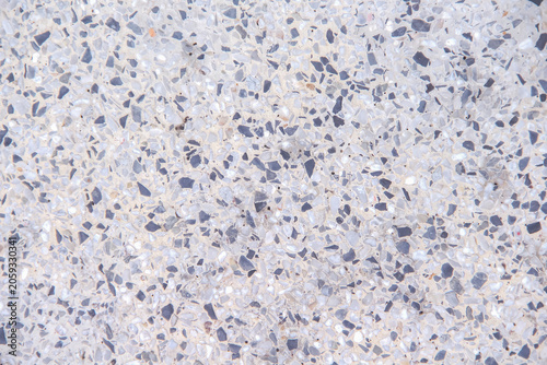 Dark terrazzo stone floor gray white patterns