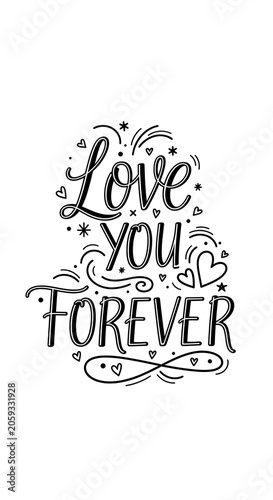 Hand-lettered 