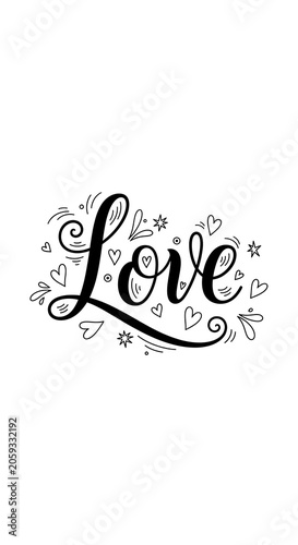 Hand-lettered 