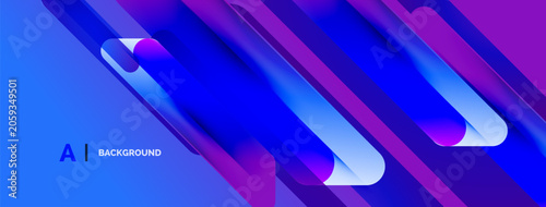 Abstract blue purple gradie...