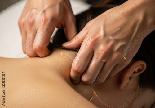 Soothing Embrace: Hands Unwind Tension's Grip